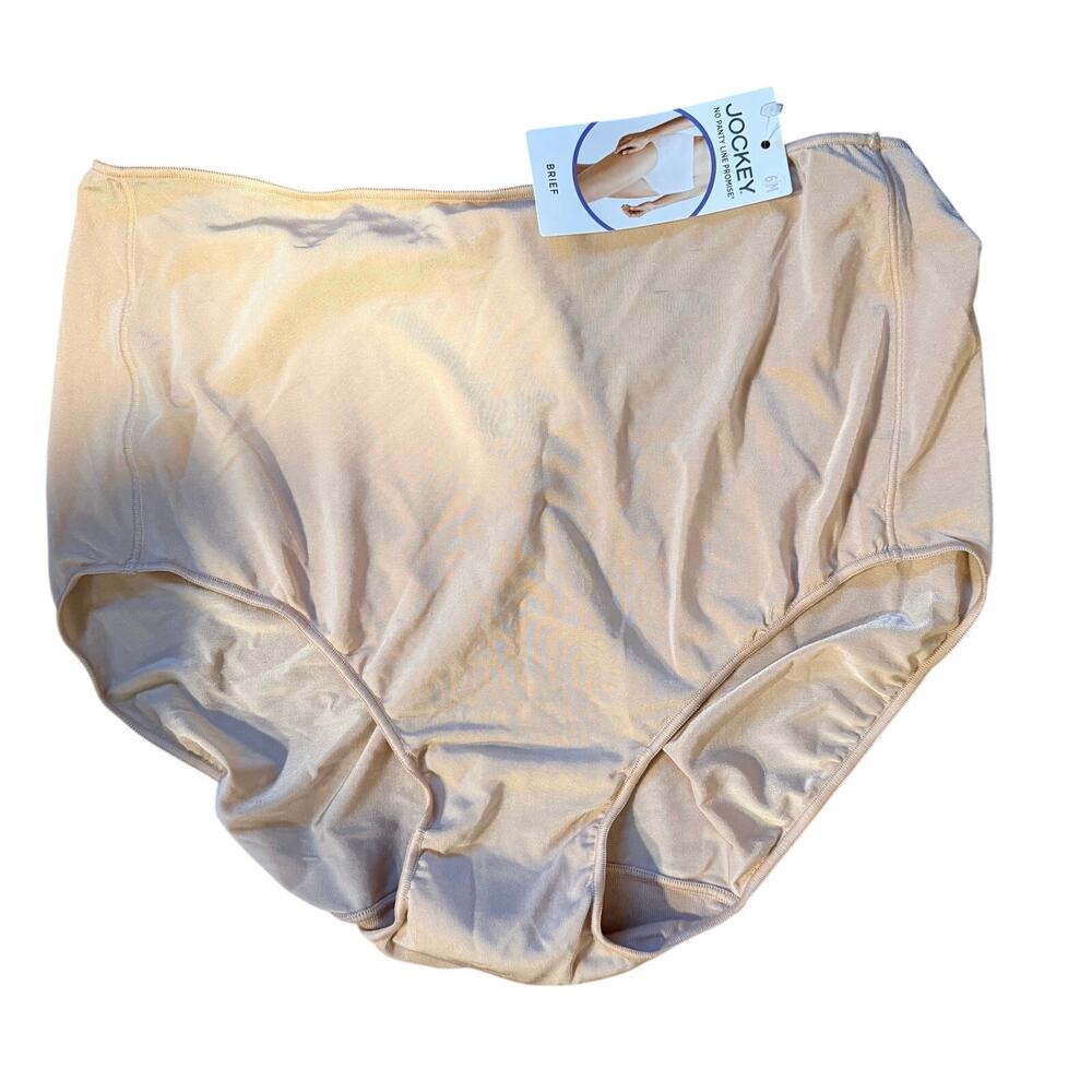 NWT- Jockey No Panty Line Promise Brief Size 6